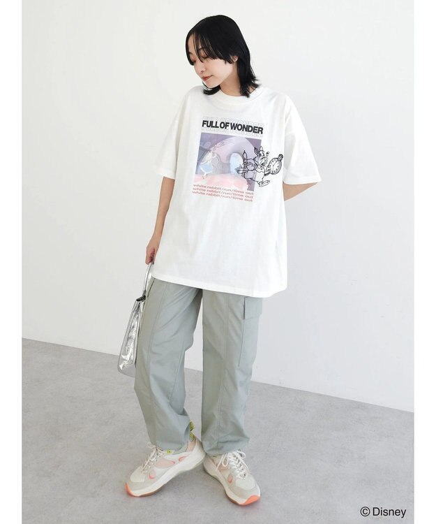 Green Parks アリス／グラフィックＴＥＥ Off White