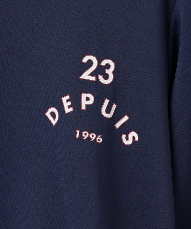 23区GOLF 【WOMEN】ライトダンボール モックネックシャツ ネイビー系