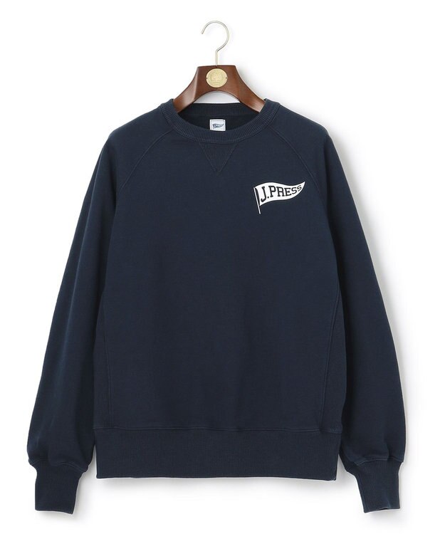 J.PRESS MEN 【Pennant Label】Sweatshirt / J.PRESS Flag ネイビー系