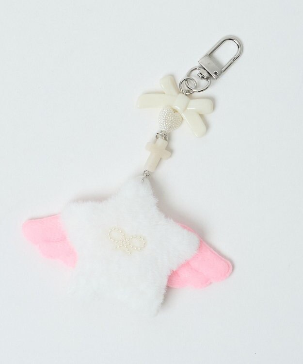 WEGO ふわふわウィングストラップキーホルダー 柄1