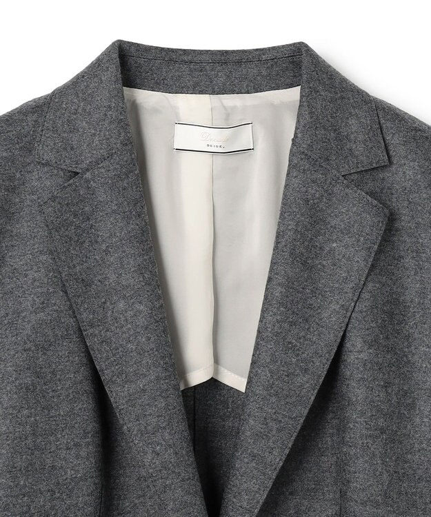 BEIGE， 【Lsize・セットアップ対応】CORBY / ウールテーラードジャケット C.Gray