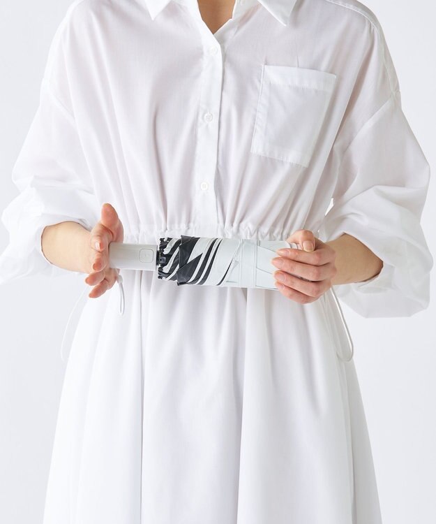 MOONBAT 【遮光100％/自動開閉】 晴雨兼用 折りたたみ傘 コンパクト kowaza コワザ 無地 ホワイト