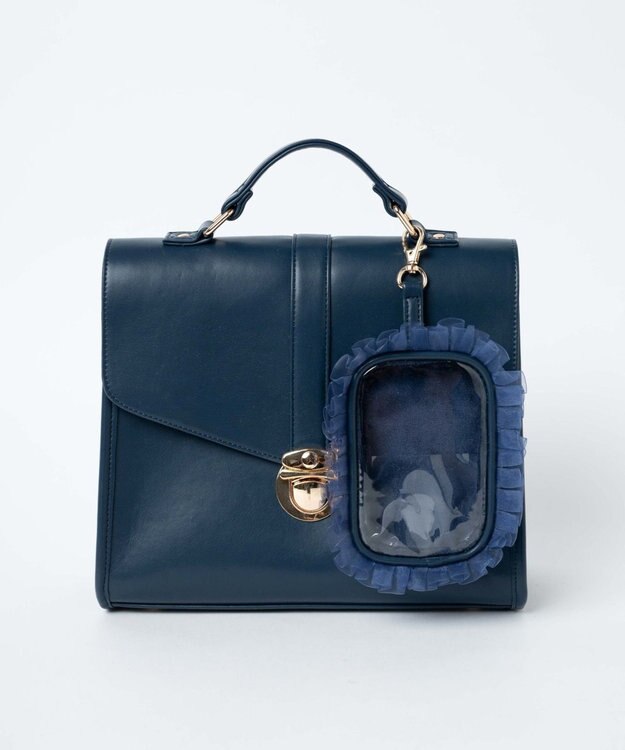 WEGO 【痛バ＆推し活グッズ】レターフラップ痛ショルダー ネイビー