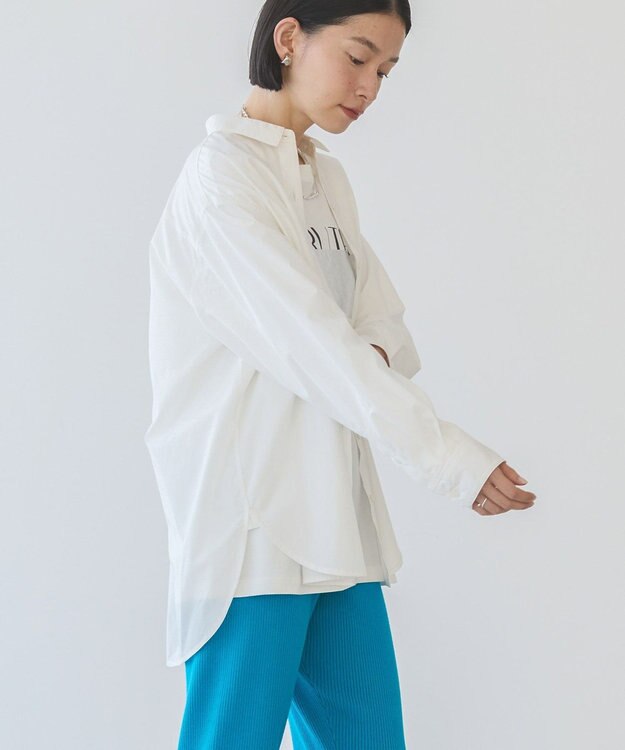 AMERICAN HOLIC イージーケアブロードシャツ Off White