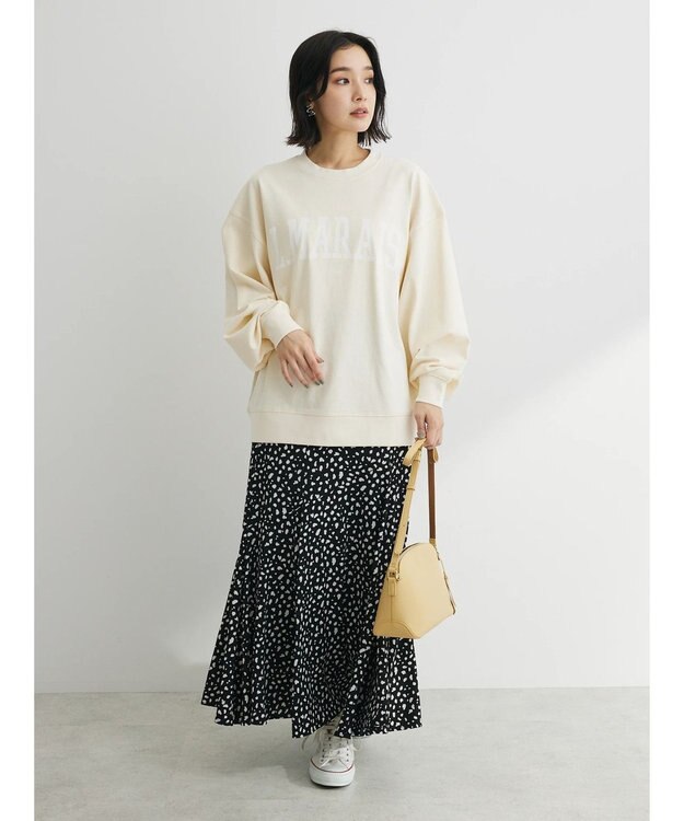 Green Parks ロゴトレーナーＴＥＥ Ecru