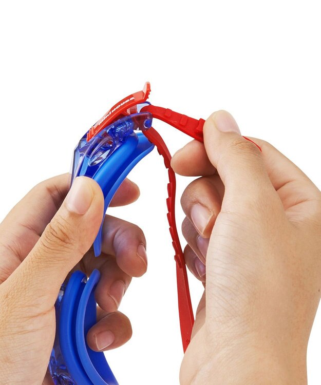 MIKI HOUSE HOT BISCUITS 【ミキハウス】 ジュニア用くもり止めスイミングゴーグル 紺