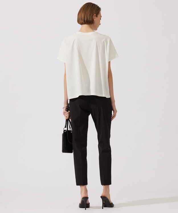 ICB 【洗える】シルケットコンビスムース カットソー オフホワイト系