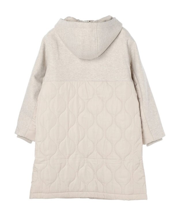 CRAFT STANDARD BOUTIQUE キルティング切替フードコート Beige