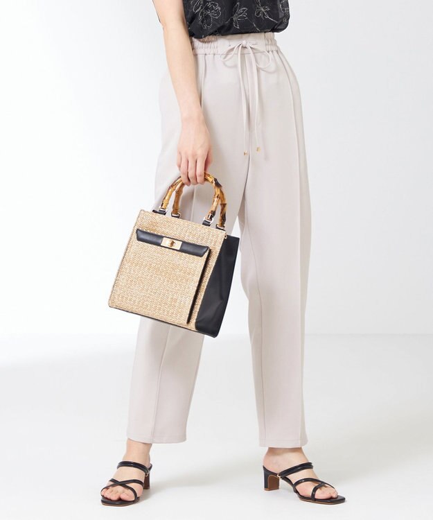 ANY SIS 【美人百花6月号掲載】やみつキレイ パンツ アイボリーベージュ