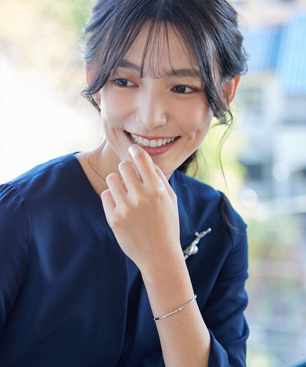 Tiaclasse ストーンワイヤーバングル シルバー