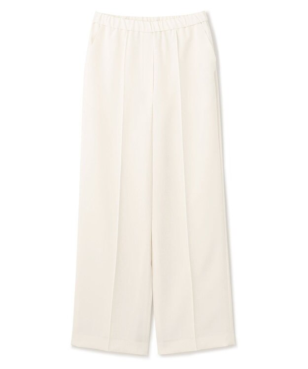 JOSEPH 【洗える】スムースジョーゼット　キャロットトラウザーズ Ecru