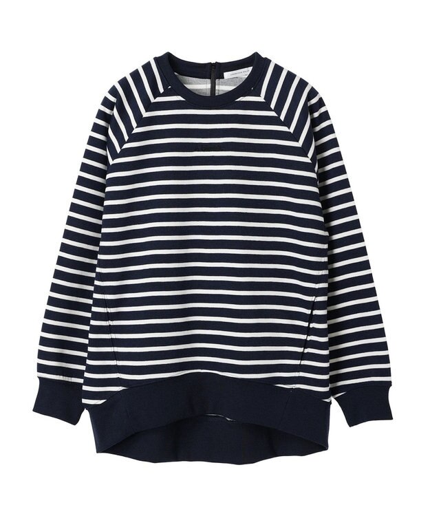 AMERICAN HOLIC バックＺＩＰロゴ刺繍ポンチチュニック Border