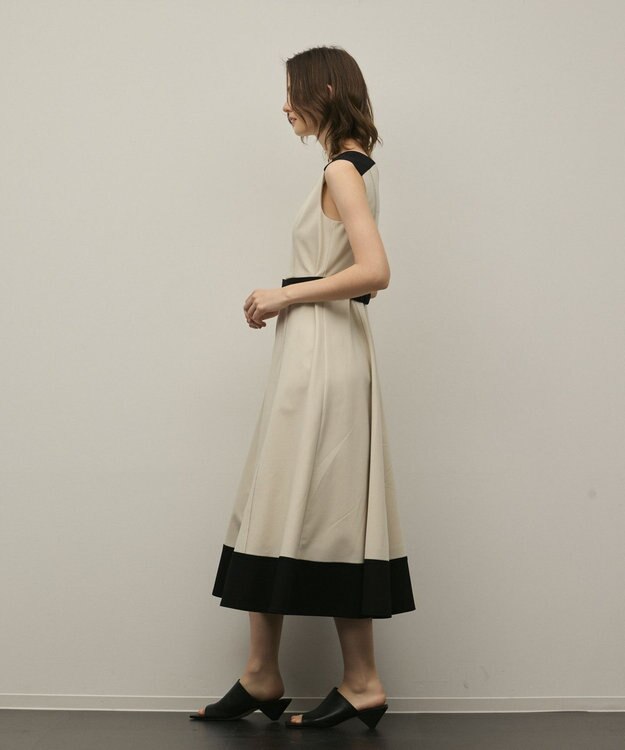 GRACE CONTINENTAL ジャージワンピース ベージュ