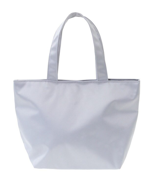 Maison de FLEUR フレームロゴサテンバッグ Grayish Blue