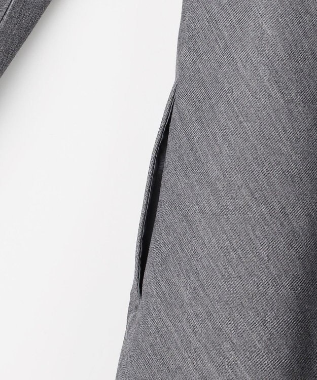 組曲 KIDS 【110-140㎝】 クラシカルグレーワンピース グレー