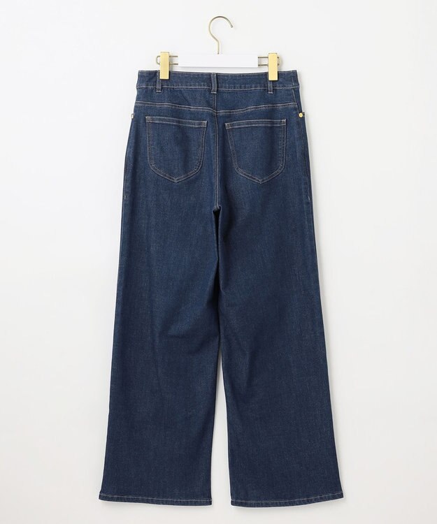 ANY SIS 【洗える】セミワイド デニムパンツ インディゴ