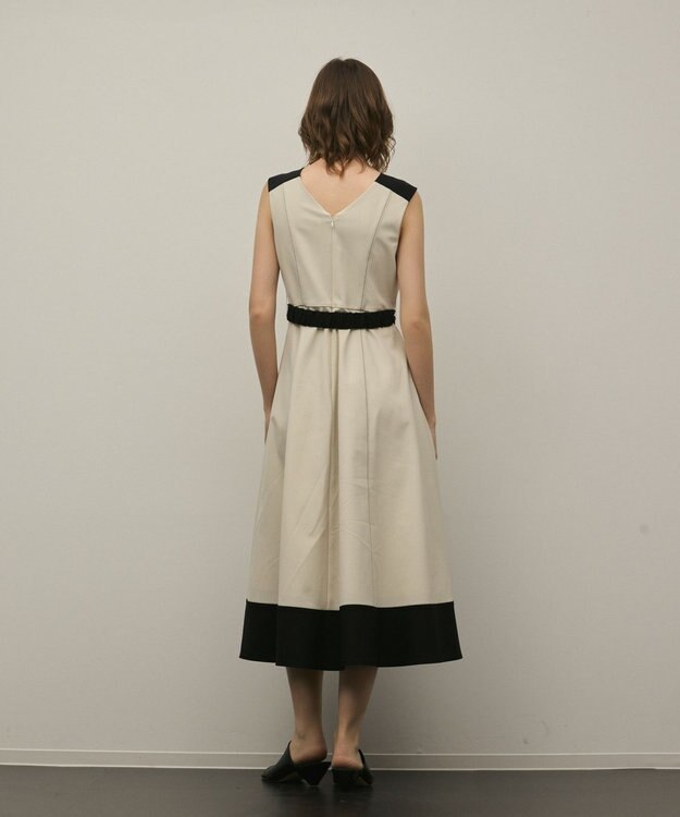 GRACE CONTINENTAL ジャージワンピース ベージュ