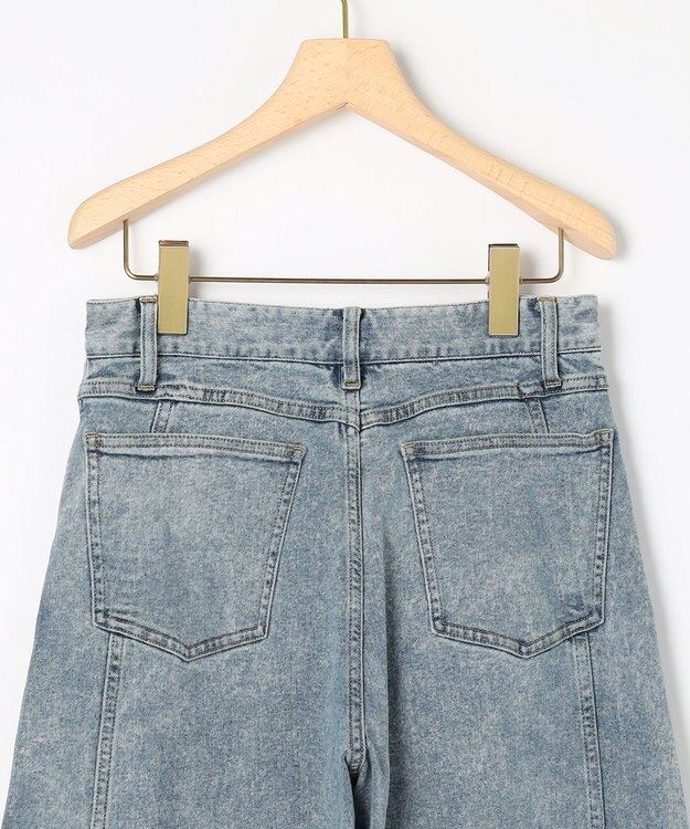 組曲 L 【加藤ローサさん着用】ライトデニムカーブパンツ ブルー系