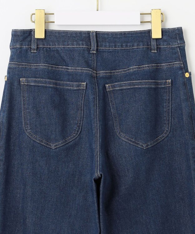 ANY SIS 【洗える】セミワイド デニムパンツ インディゴ