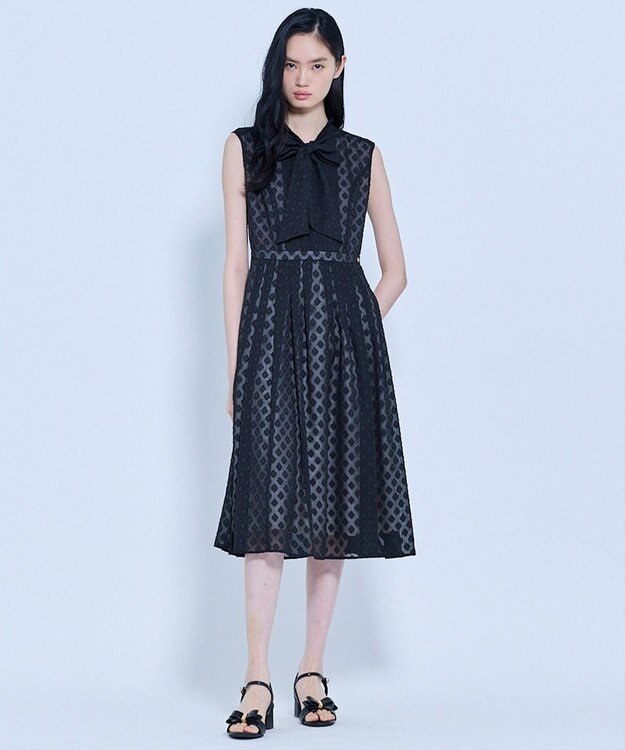 TOCCA SQUARE VEIL DRESS ドレス ブラック系5