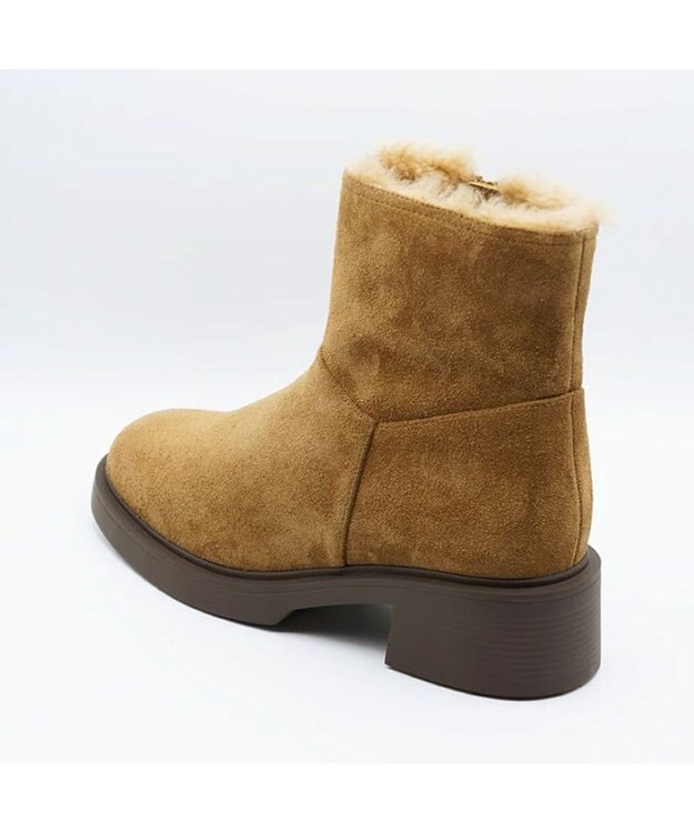 APOM ウォータープルーフムートンブーツ 45 キャメルスエード