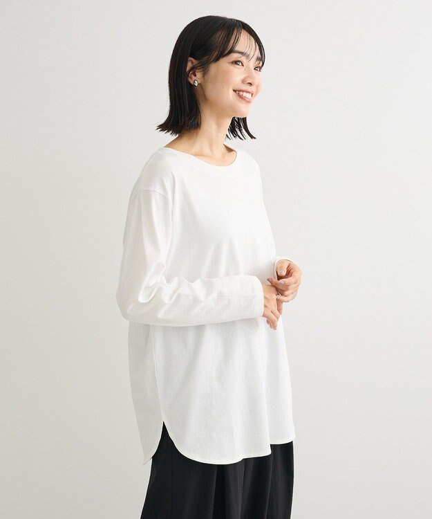 Green Parks 裾ラウンドホワイトインナー Off White