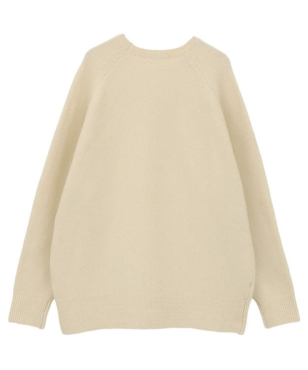 AMERICAN HOLIC ラグランラメニットプルオーバー Ivory