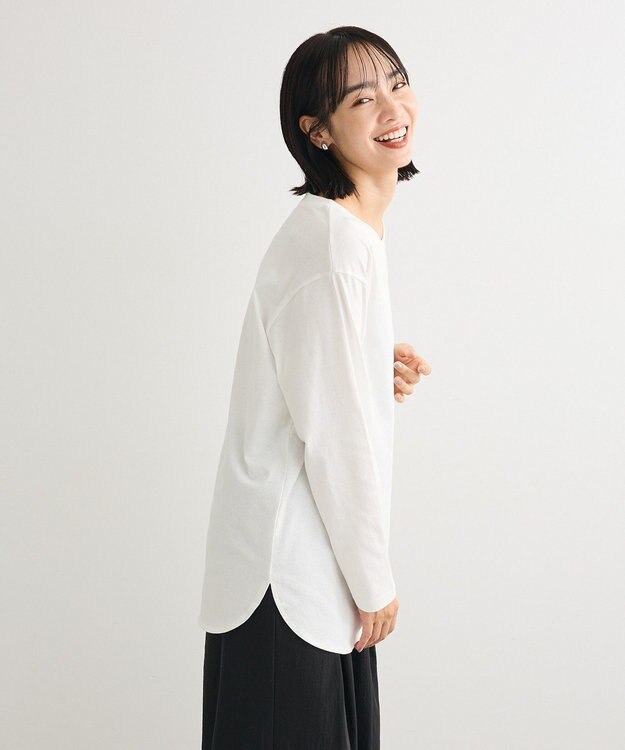 Green Parks 裾ラウンドホワイトインナー Off White