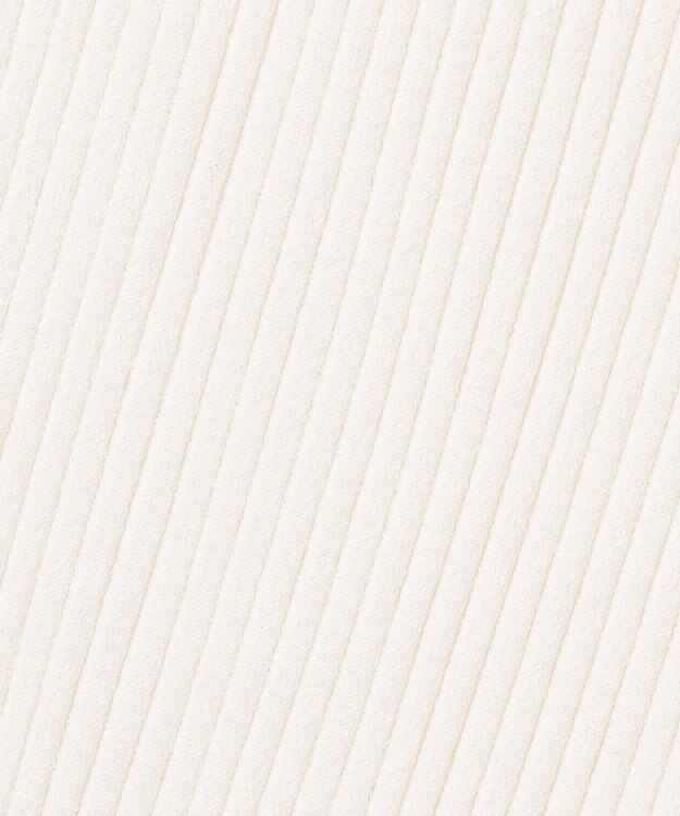 BEIGE， 【洗える】LAURA / Iラインリブスカート Ecru×Black