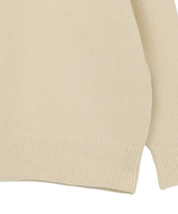 AMERICAN HOLIC ラグランラメニットプルオーバー Ivory