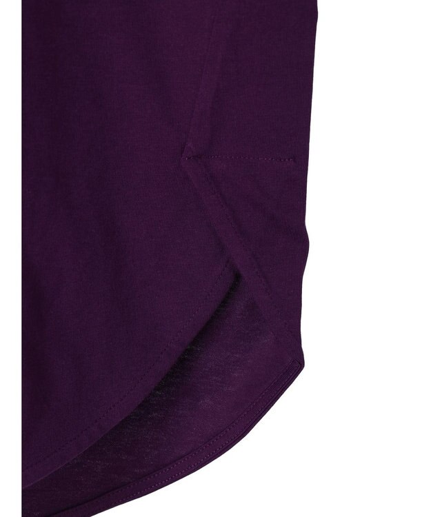 Green Parks 汗染み防止プチハイネックプルオーバー Purple