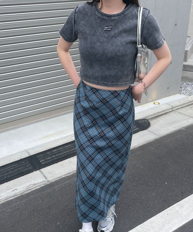 WEGO ヴィンテージウォッシュリブT スミクロ