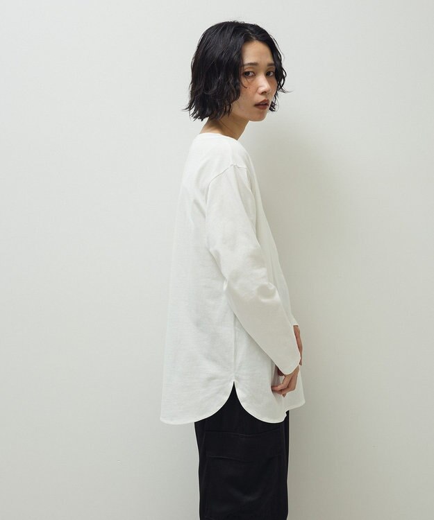 Green Parks 裾ラウンドホワイトインナー Off White