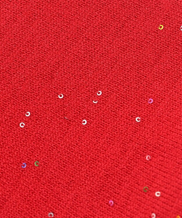 組曲 【先行予約・Flower Collection】スパンコール ソックス レッド系