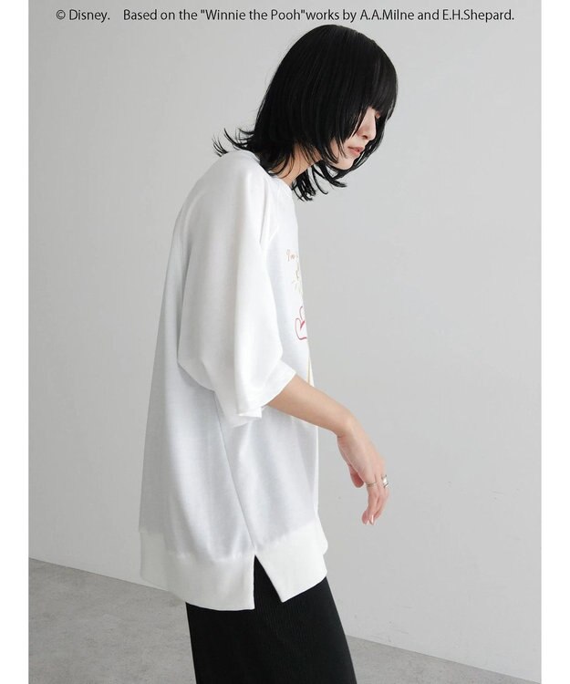 Green Parks Ｗｉｎｎｉｅ　ｔｈｅ　Ｐｏｏｈ／７分袖プルオーバーⅡ White