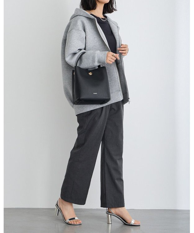 MioFIRANO ツイストロックボックスハンドバッグ 3WAY　FIRANO フィラノ BLACK