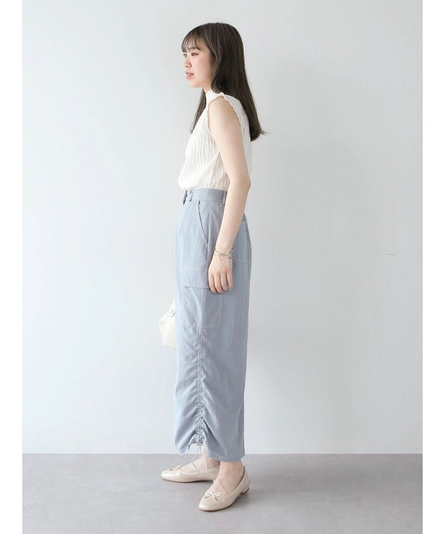 Green Parks ・Ｐｅｔｉｔ　Ｆｌｅｕｒ　ウェーブメロープルオーバー Off White