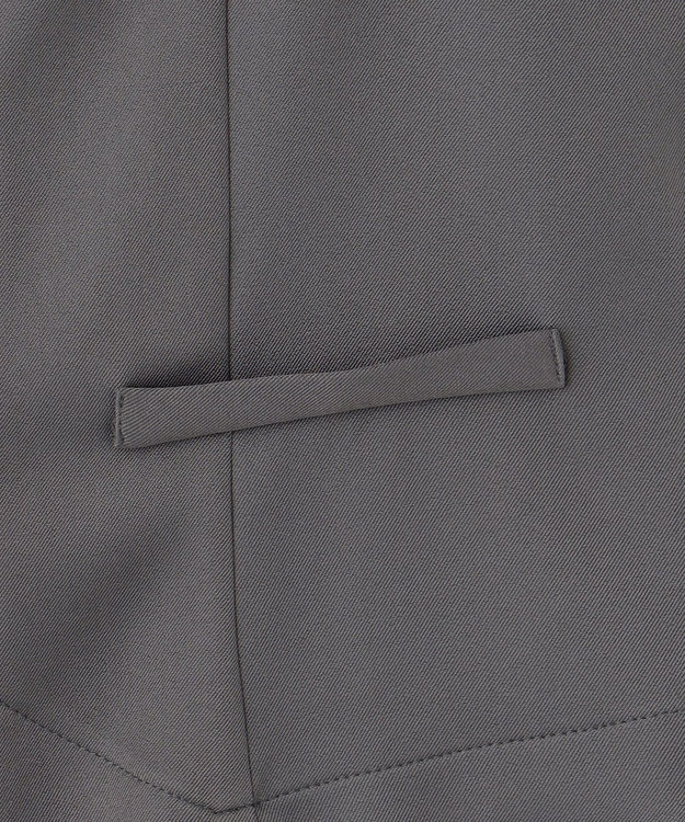 Feroux フレアチュール ジャンパースカート グレー系