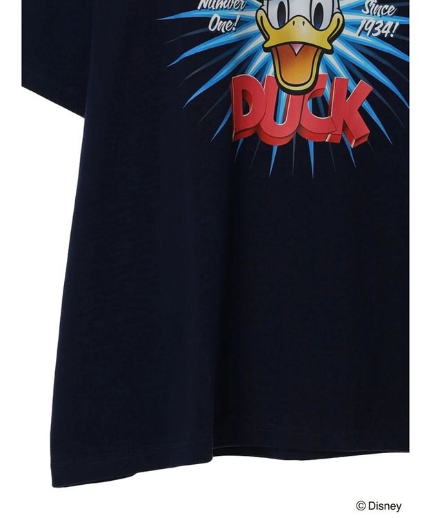 Green Parks ドナルドダック９０ｔｈ／アソートリンガー半袖ＴＥＥ Navy