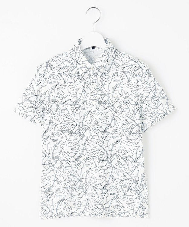 23区GOLF 【WOMEN】遮熱エイトムーブ リーフポロシャツ ホワイト系5