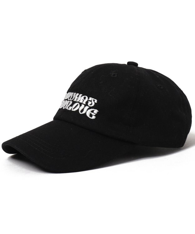 WEGO 【ユニセックス着用ITEM】ウネリロゴツイルキャップ ブラック