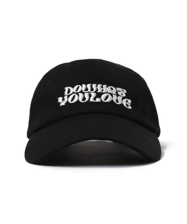 WEGO 【ユニセックス着用ITEM】ウネリロゴツイルキャップ ブラック