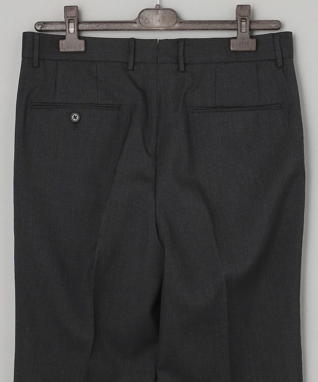 GOTAIRIKU 【AIRY MOVE / セットアップ対応】ウォッシャブルウールトロピカル セットアップパンツ（１タック） グレー系