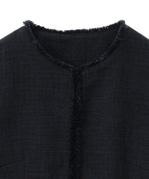 YECCA VECCA ツイードジャケット Navy