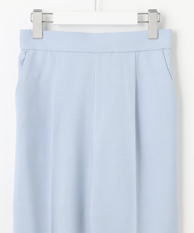 Feroux 美シルエットカラーテーパード パンツ スカイブルー系