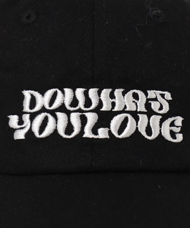 WEGO 【ユニセックス着用ITEM】ウネリロゴツイルキャップ ブラック