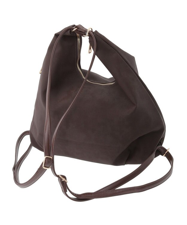 Green Parks ａｎｄｍｉｋｋａ．マルチウェイスウェード調バック Brown