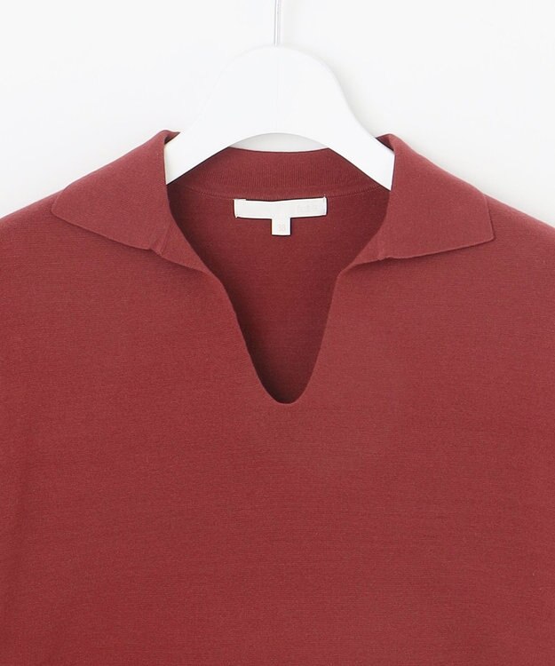 自由区 S レーヨンストレッチスキッパー ニット ローズ