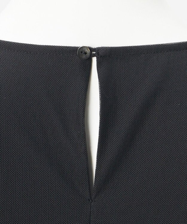 23区 【GOLD LABEL】チュールレイヤードジャージー カットソー ブラック系