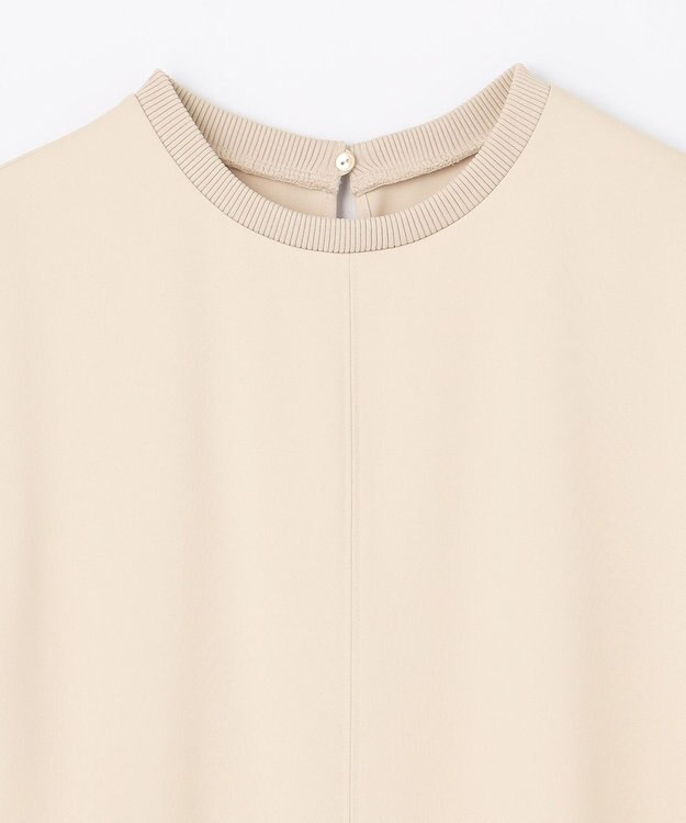 uncrave 【uncrave WHITE】ドレーピーツイル ノースリーブブラウス エクリュ